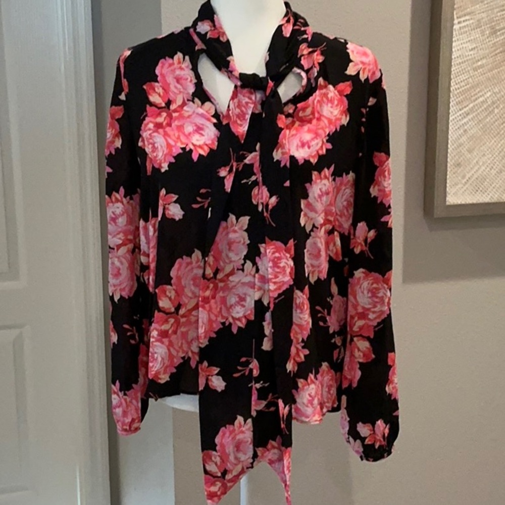 J.Crew floral secretary’s blouse NWT